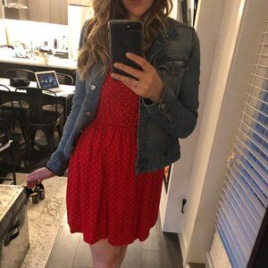 Red Polka dot Dress